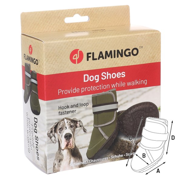 Flamingo Hundsko Kajan grön 2-pack XXL