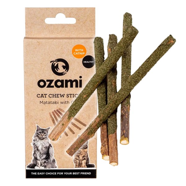 Ozami Tuggleksak katt matatabipinne med catnip