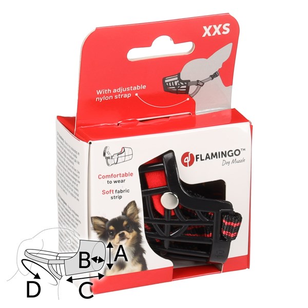 Flamingo Munkorg Silas plast XXS 27-24cm