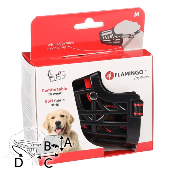 Flamingo Munkorg Silas plast M 36-47cm