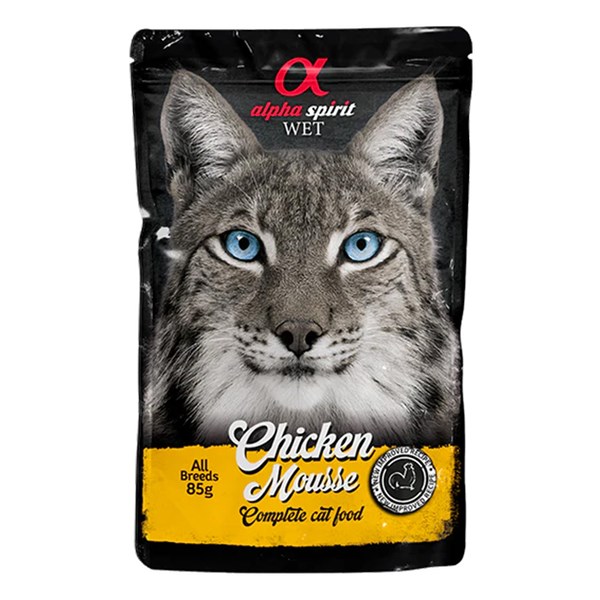 Alpha Spirit Cat Pouch Chicken Mousse 85g