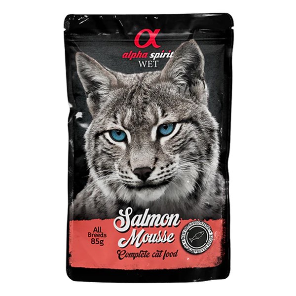 Alpha Spirit Cat Pouch Salmon Mousse 85g