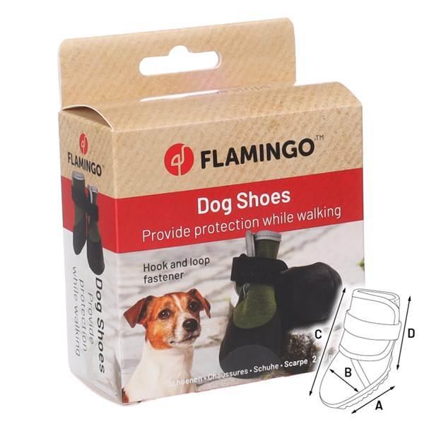 Flamingo Hundsko Magna grön 2-pack M