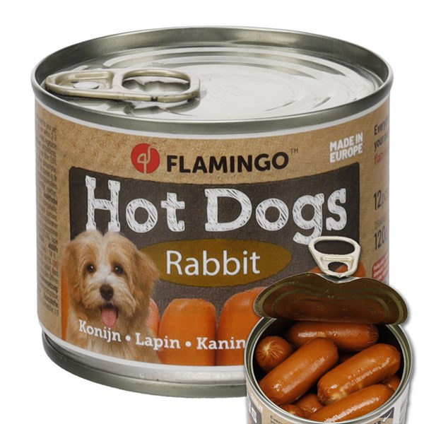 Flamingo Snacks cocktailkorvar kanin 120g