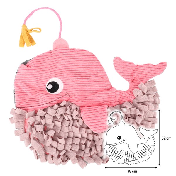 Flamingo Sniffmatta Morgano val rosa 38x32x9cm