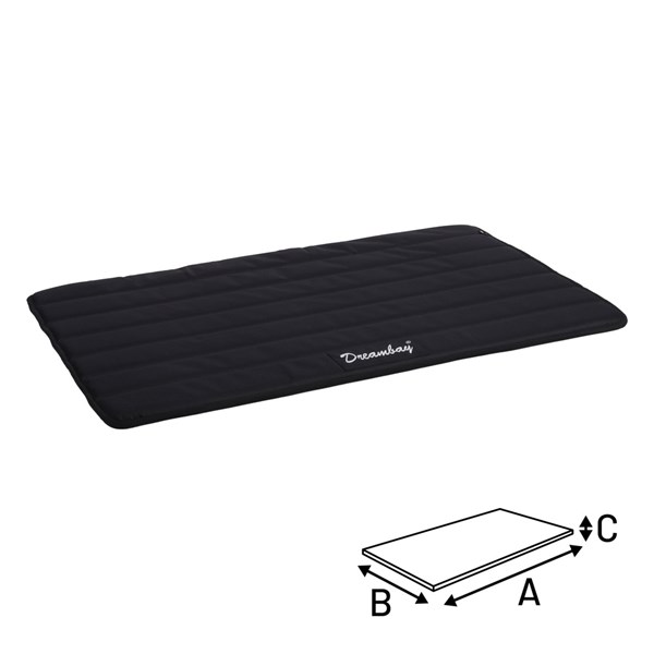 Flamingo Dyna Dreambay®ortopedisk svart 100,5cm