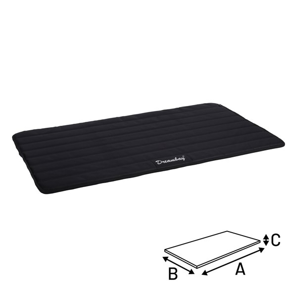 Flamingo Dyna Dreambay®ortopedisk svart 116cm