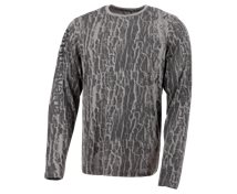 Husqvarna XPLORER T-shirt barkmönstrad kamouflage, långärmad