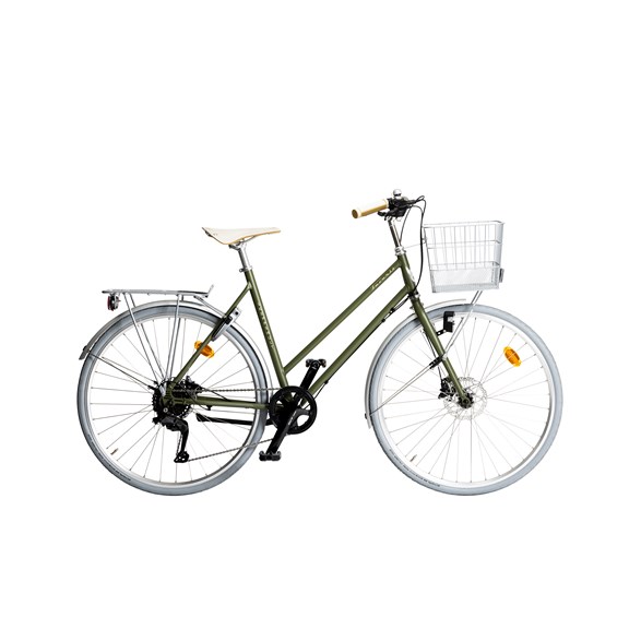 FAVORIT SPORT DAM, 9-VXL. (53CM), FÄLTGRÖN MATT