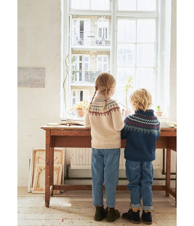Barndomsjumper Med Hög Hals