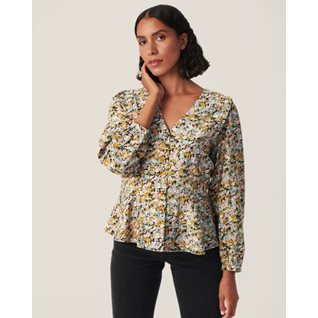 MSCHMinetta Benina V-Neck Shirt AOP