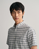 REG POPLIN MICRO CHECK SS SHIRT