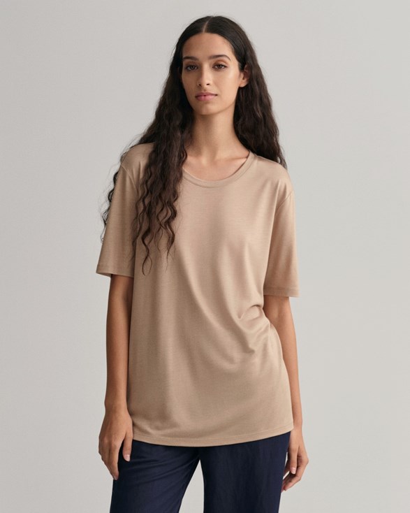 REL DRAPED SS T-SHIRT