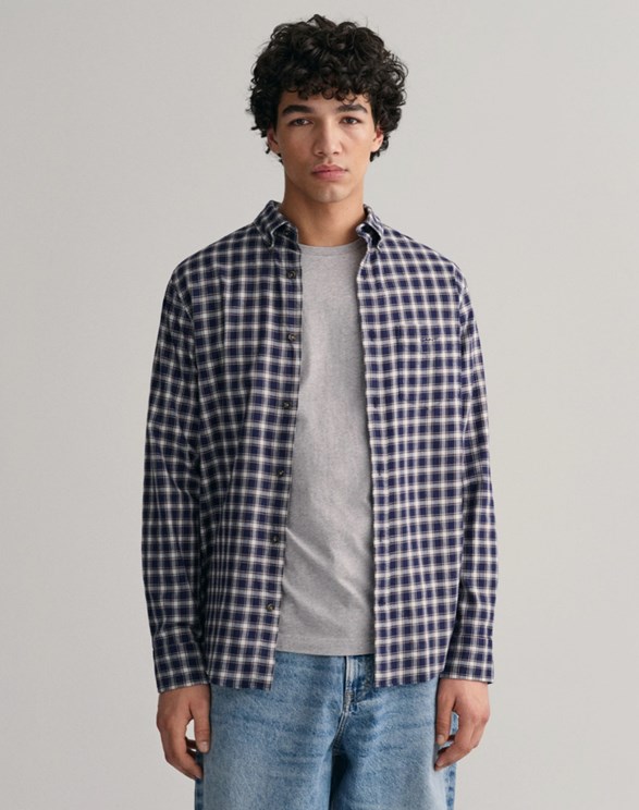 REG MICRO TARTAN FLANNEL SHIRT