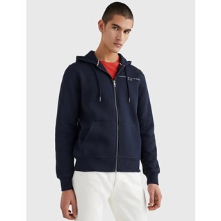 Tommy Logo Zip Through hoodie