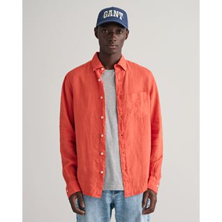REG GMNT DYED LINEN SHIRT
