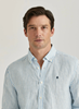 Douglas Linen Stripe Shirt-Classic Fit