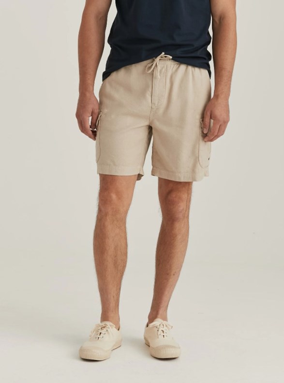 Cargo Linen Shorts
