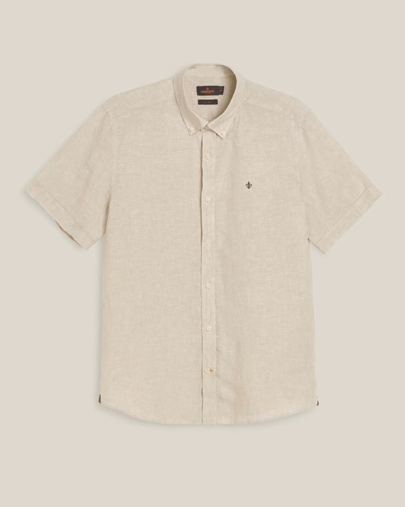 Douglas Linen SS Shirt-Classic Fit