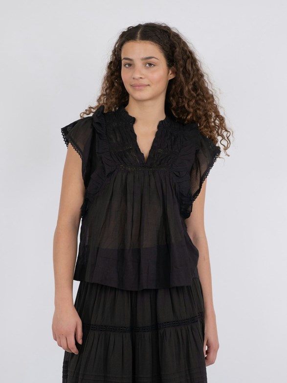 Jayla S Voile Top