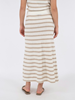 Etti Boucle Knit Stripe Skirt