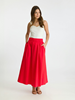 Yara Long Poplin Skirt