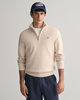 STRUCTURED COTTON HALF ZIP