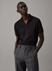 SMOOTH COTTON WELT ZIP POLO