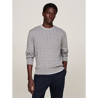 CLASSIC COTTON CABLE CREW NECK