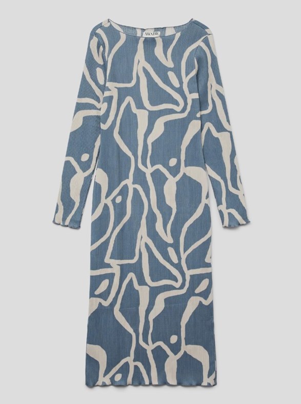 VMJULIA LS BOATNECK CALF DRESS VMA