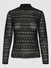 VMZOE LS LACE HIGH NECK TOP JRS NOOS