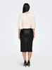 JDYSOYA MIDI PU SKIRT JRS ATK