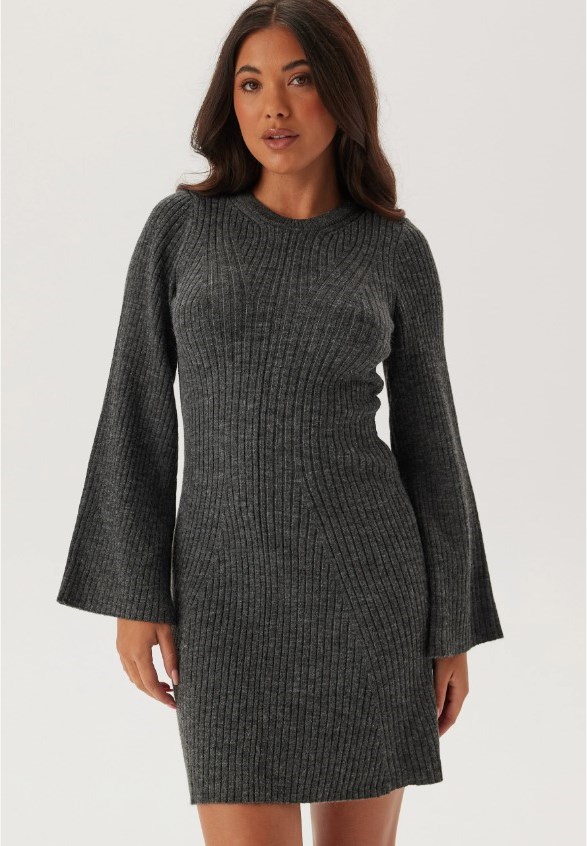 ONLMONICA LS O-NECK DRESS KNT
