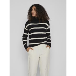 VIRIL MOCKNECK L/S  KNIT RIB TOP 2- NOOS
