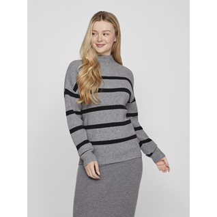 VIRIL MOCKNECK L/S  KNIT RIB TOP 2- NOOS
