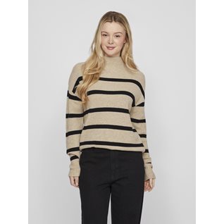 VIRIL MOCKNECK L/S  KNIT RIB TOP 2- NOOS