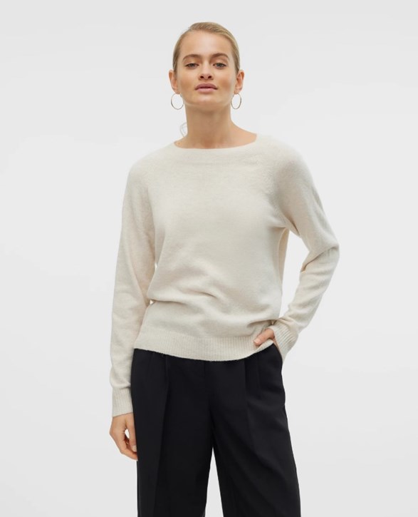 VMDOFFY LS O-NECK BLOUSE GA NOOS