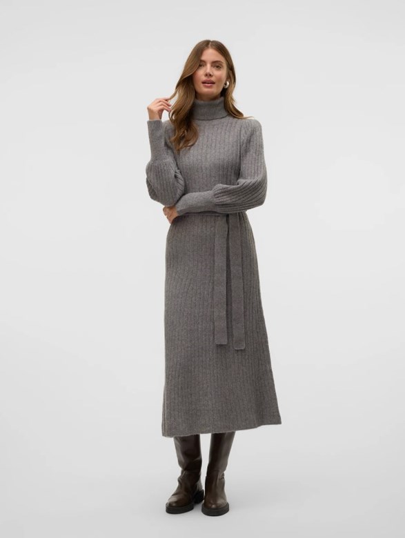 VMAURELIA LS ROLLNECK 7/8 KNIT DRESS VMA