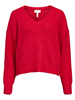 OBJMILU LS LO V-NECK KNIT E AU 24