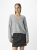 OBJMILU LS LO V-NECK KNIT E AU 24