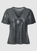 VMEVALINE SS V-NECK TOP JRS GA