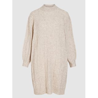 VIFLORETTA HIGHNECK L/S CABLE KNIT DRESS
