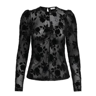 JDYNANNY L/S MESH AOP TOP JRS