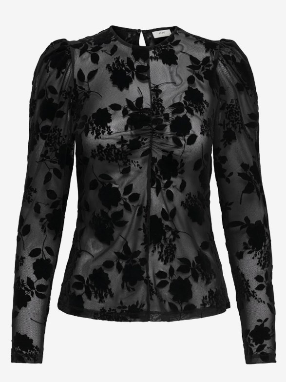 JDYNANNY L/S MESH AOP TOP JRS