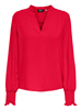 ONLMETTE V-NECK LS SMOCK TOP NOOS WVN