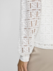 VICIKI L/S HIGH NECK LACE TOP/TB