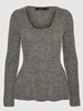 VMDESMA LS U-NECK PEPLUM PULLOVER GA BOO