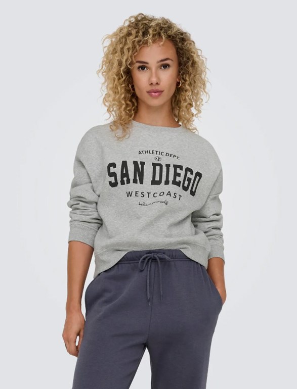 ONLSWEAT L/S CREW OVERSIZE STATE SWT
