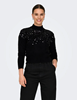 ONLALBA LS SEQUINS HIGH NECK KNT