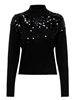 ONLALBA LS SEQUINS HIGH NECK KNT